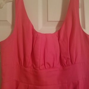 J.Crew Cotton Cady Sydney dress, Coral, size 12